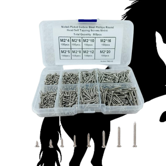 Kit d'Assortiment de Vis 800 pcs (M2)